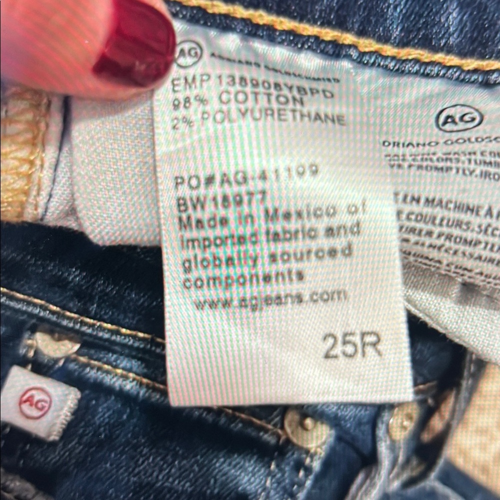 AG Super Skinny The Legging Ankle Jean, 25R - Picture 16 of 16